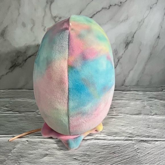 Janet The Jellyfish Pastel Rainbow Tie-dye Squishmallow Soft Squishy Plush - Picture 4 of 7